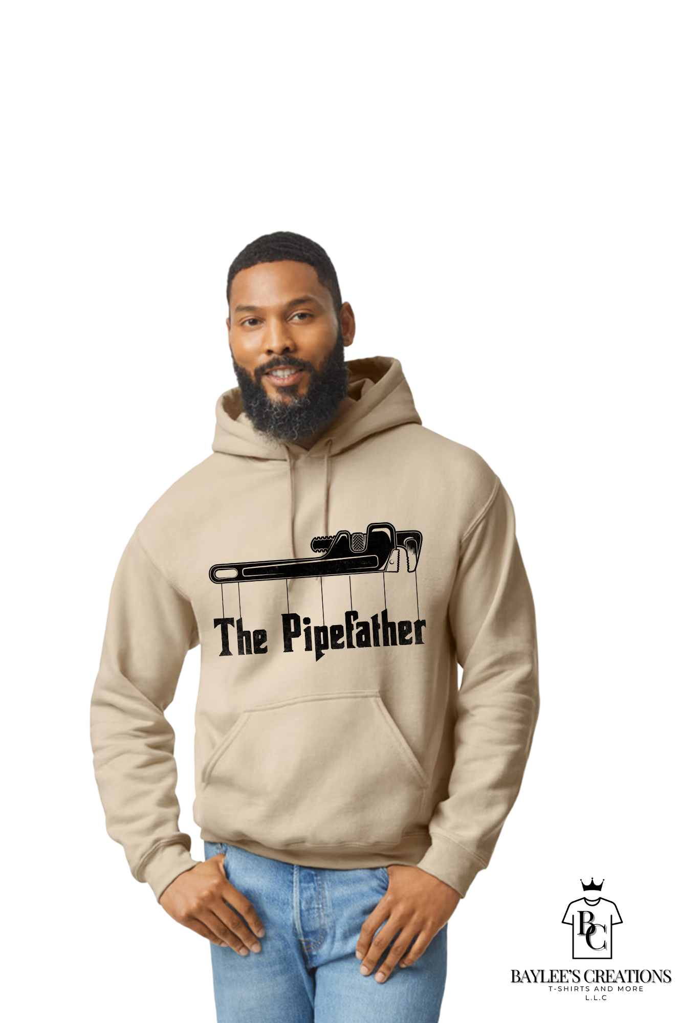 The Pipefather-Mens plumber hoodie funny for him