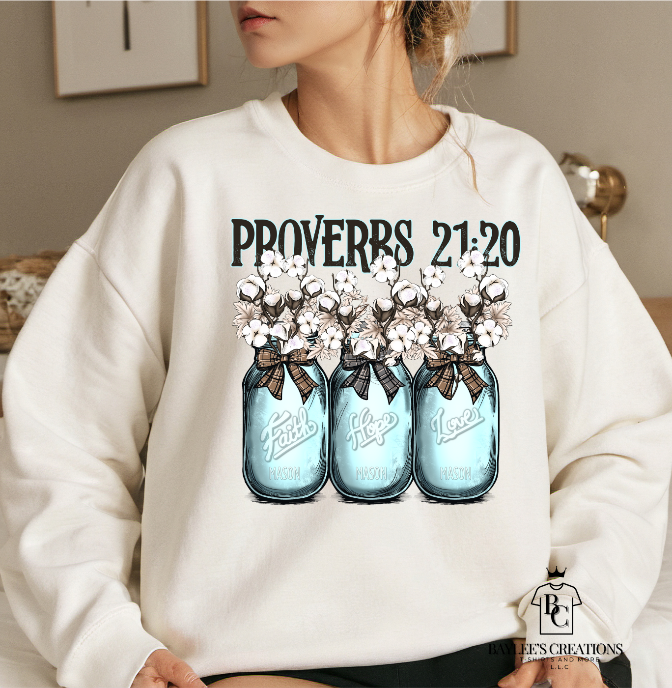 Proverbs Wife-Womens Sweatshirt