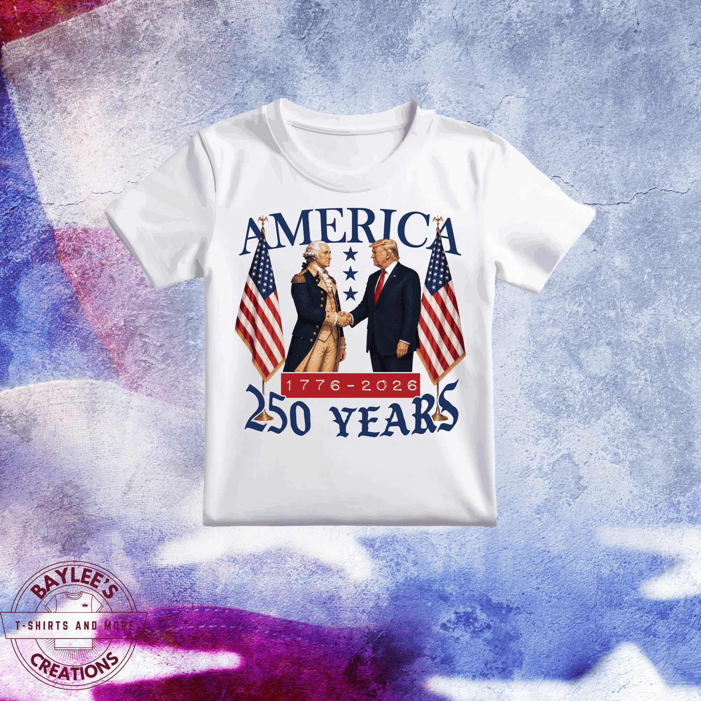 America 250th presidential patriotic trump unisex t shirt