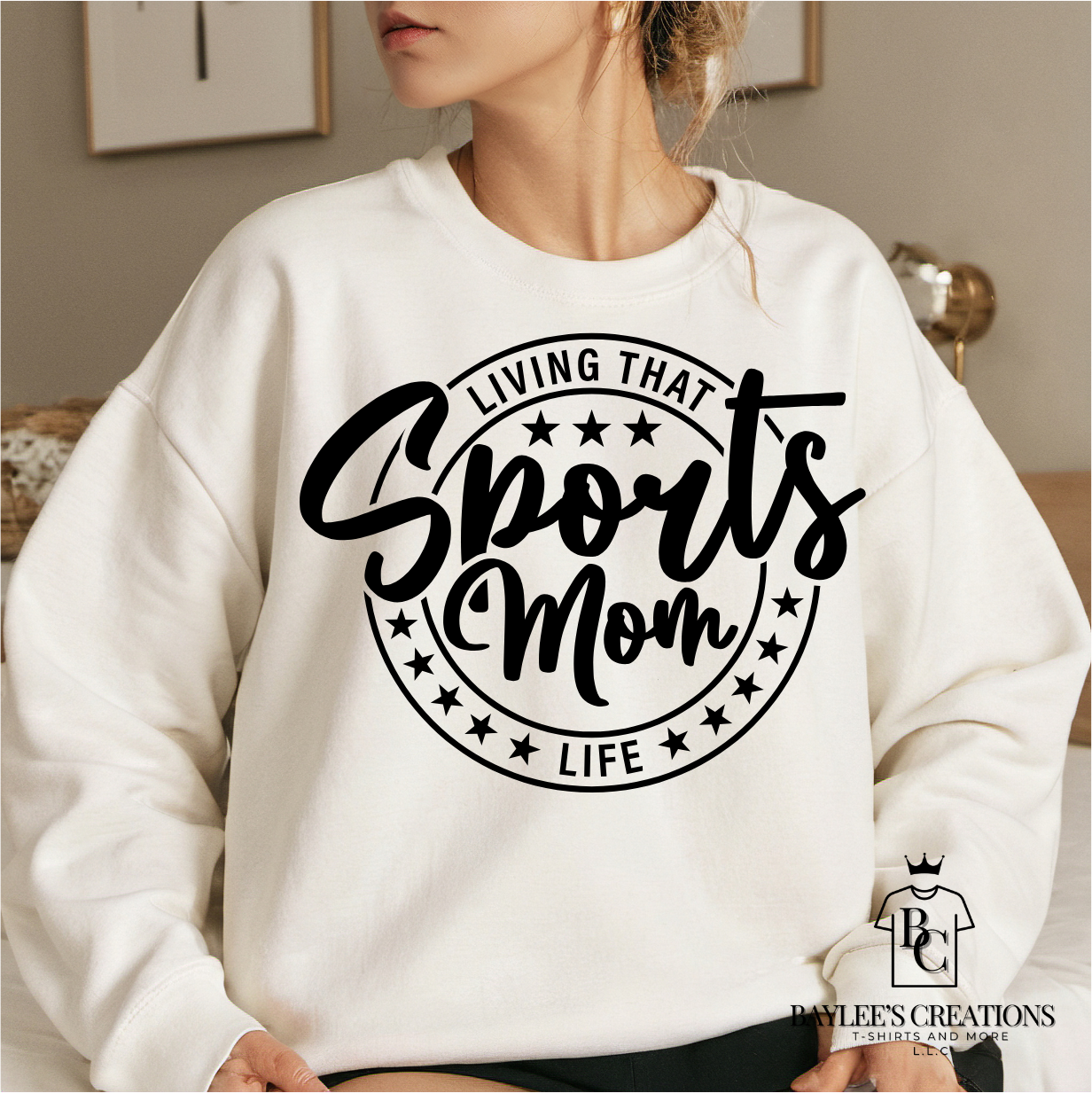 Sports Mom-Womens Sweatshirt