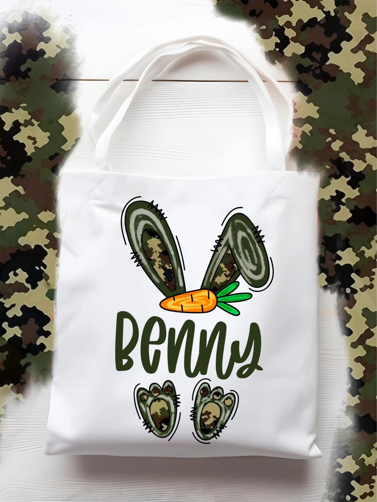 Easter Egg Hunt Canvas Tote Bag - Baylee's Creations T-Shirts and More