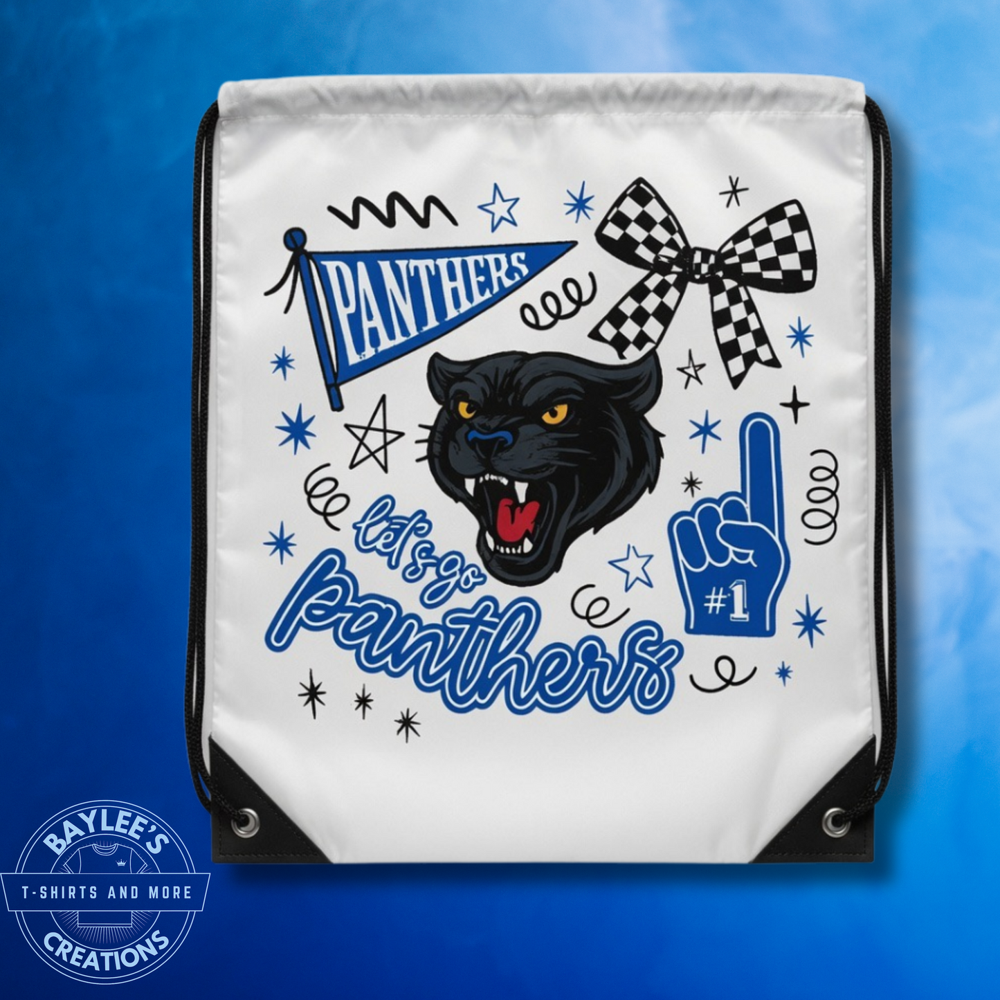 Harrah Drawstring Tote - Baylee's Creations T-Shirts and More