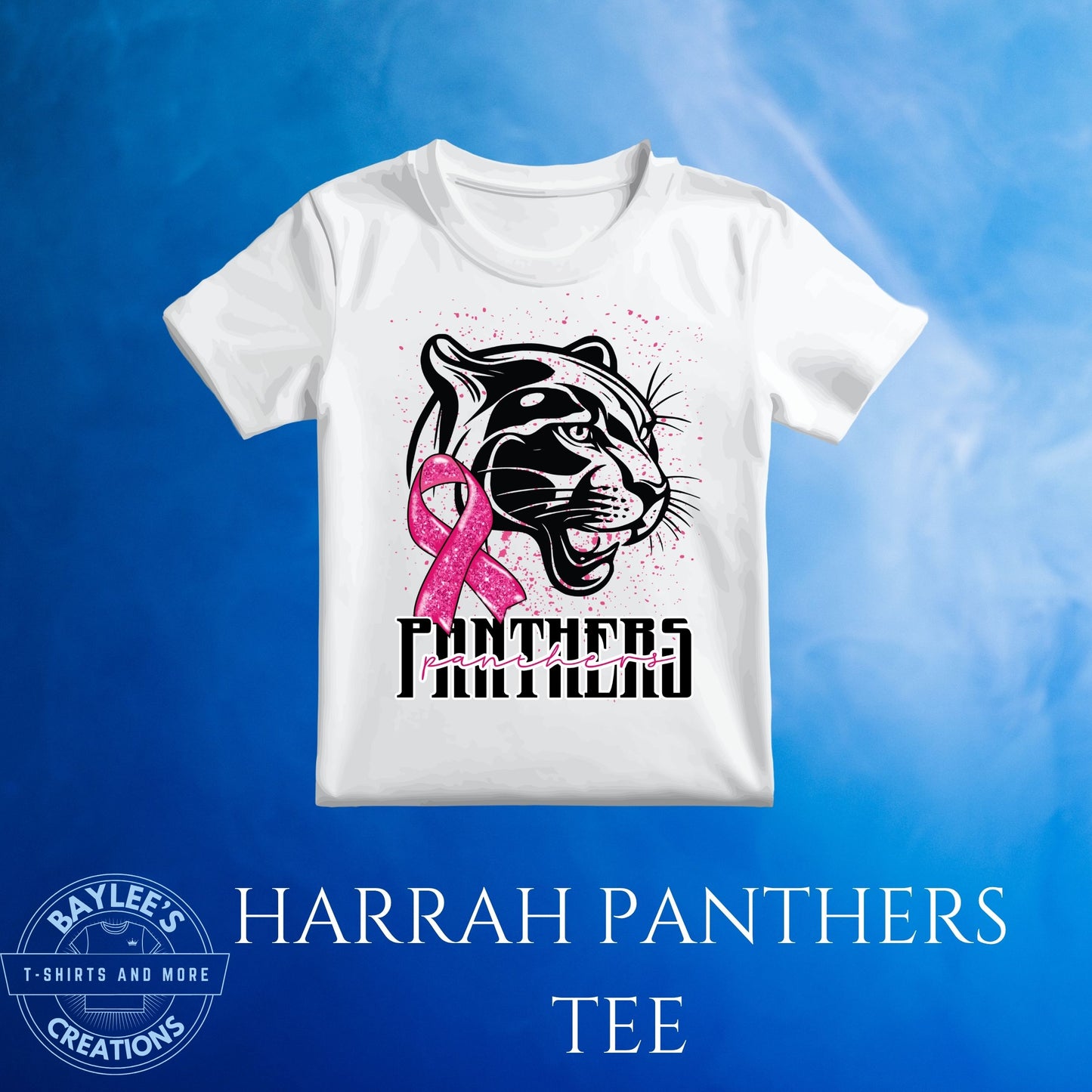Harrah Pink Panthers Unisex Tee Shirt - Baylee's Creations T-Shirts and More