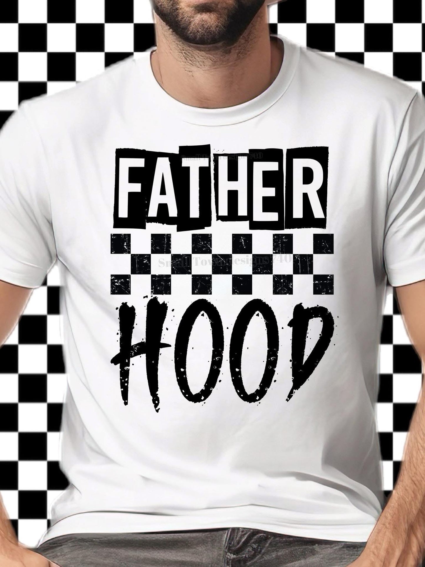 Father Hood Mens T-Shirt Fathers Day