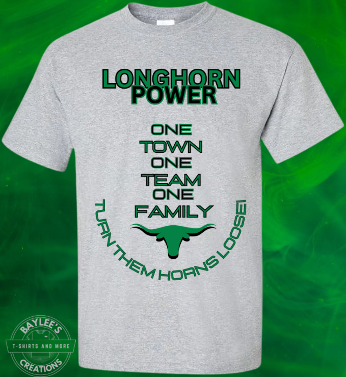 Jones Longhorns Unisex Tee Shirt - Baylee's Creations T-Shirts and More