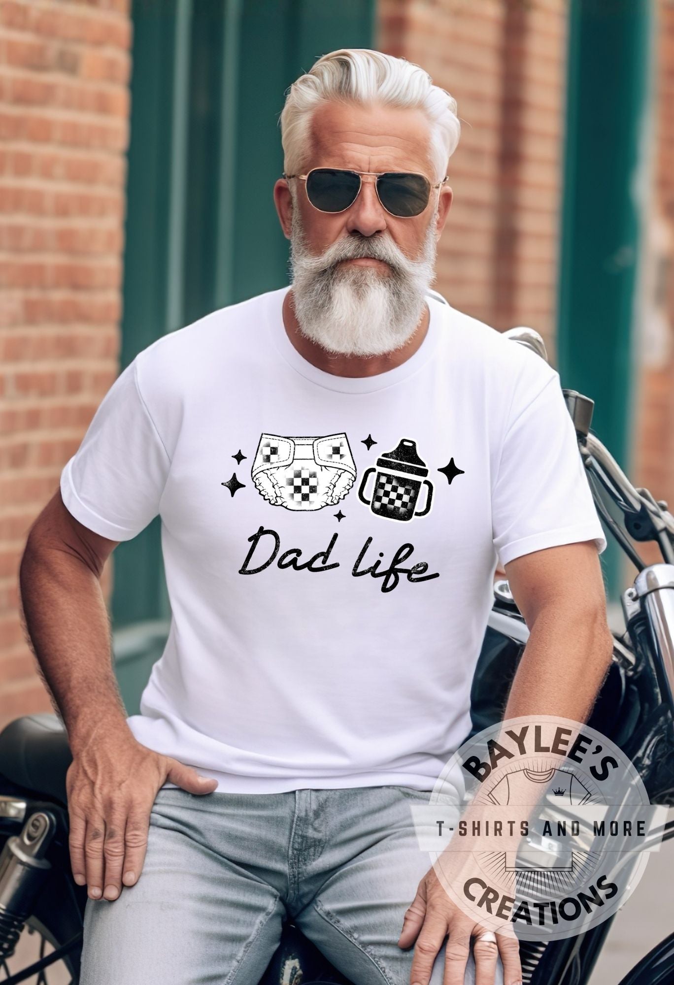 Dad Life Baby Parent Mens Tee Father’s Day T Shirt
