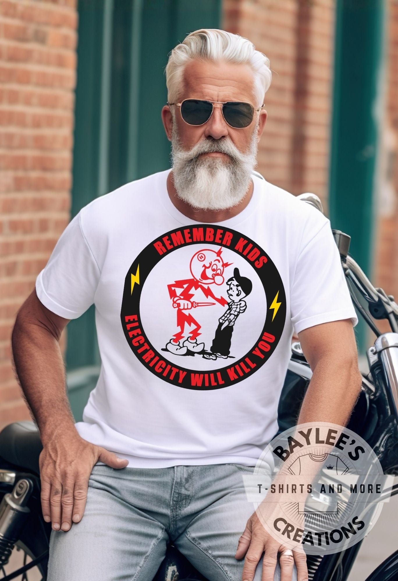Remember Kids Electricity will Kill You Mens Tee Father’s Day T Shirt