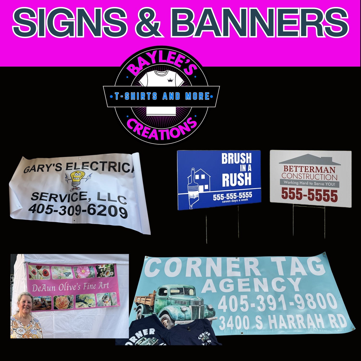 Signs and Banners