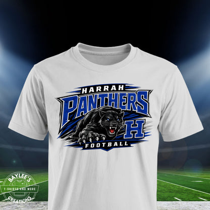 Harrah Panthers Football Unisex T Shirt