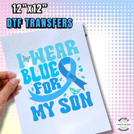 Son Autism Awareness 12x12 DTF Transfer