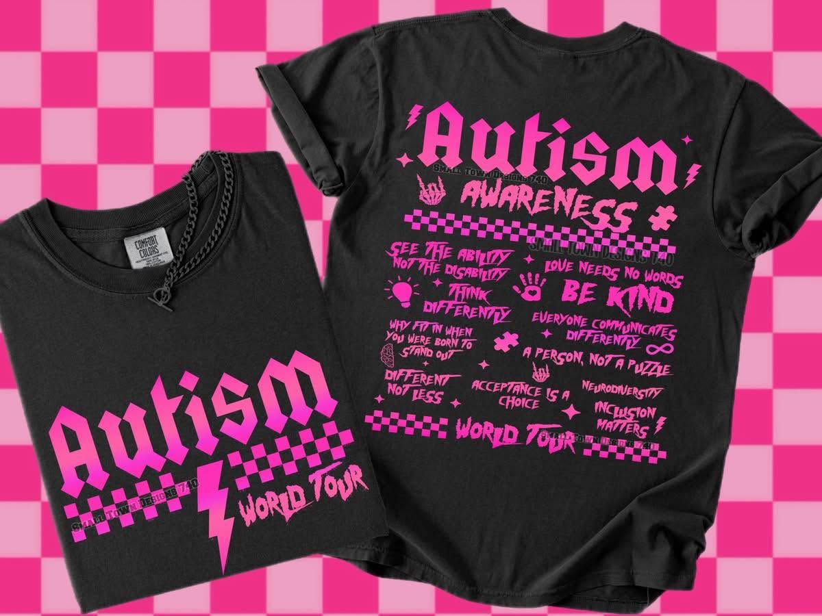 Pink Autism Awareness Shirt-Unisex T Shirt