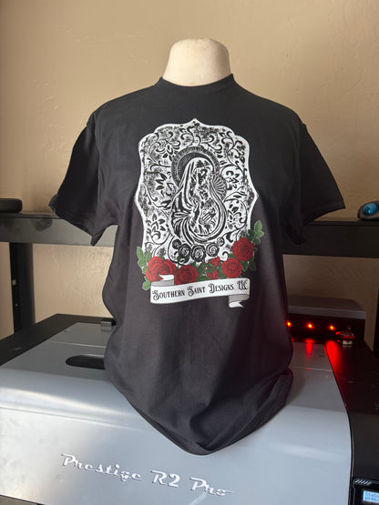 Madonna and Child Jesus-Southern Saint Designs Unisex T-Shirt