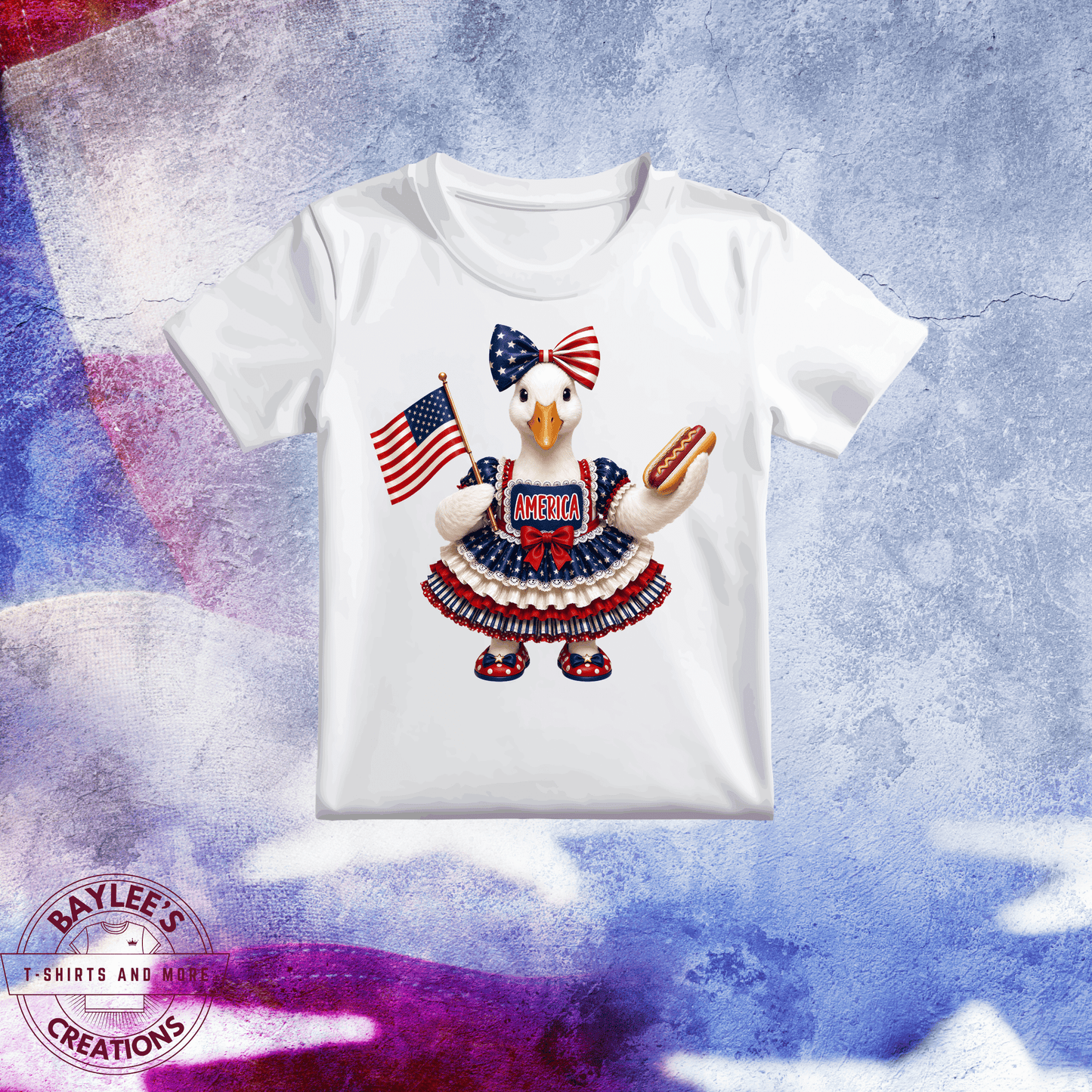America 250th goose patriotic unisex t shirt