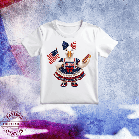 America 250th goose patriotic unisex t shirt