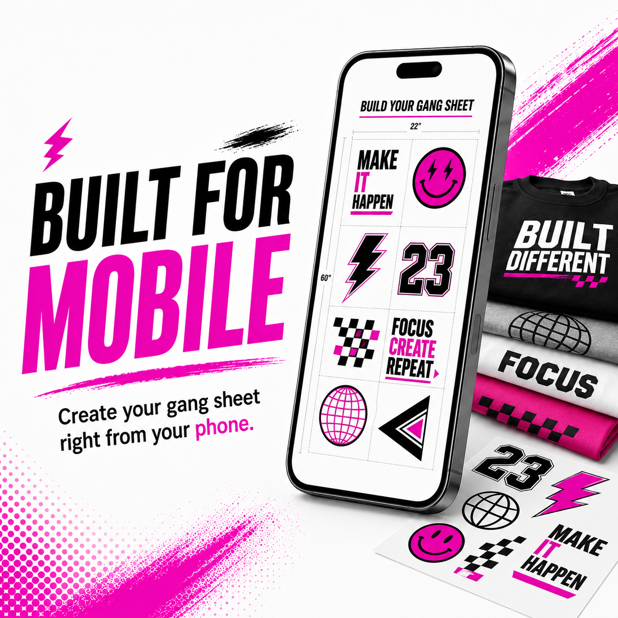 Build Your Custom DTF Gang Sheet