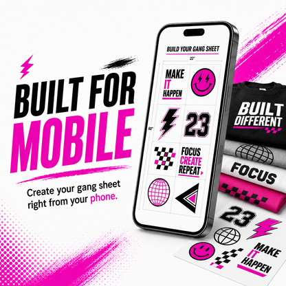 Build Your Custom DTF Gang Sheet