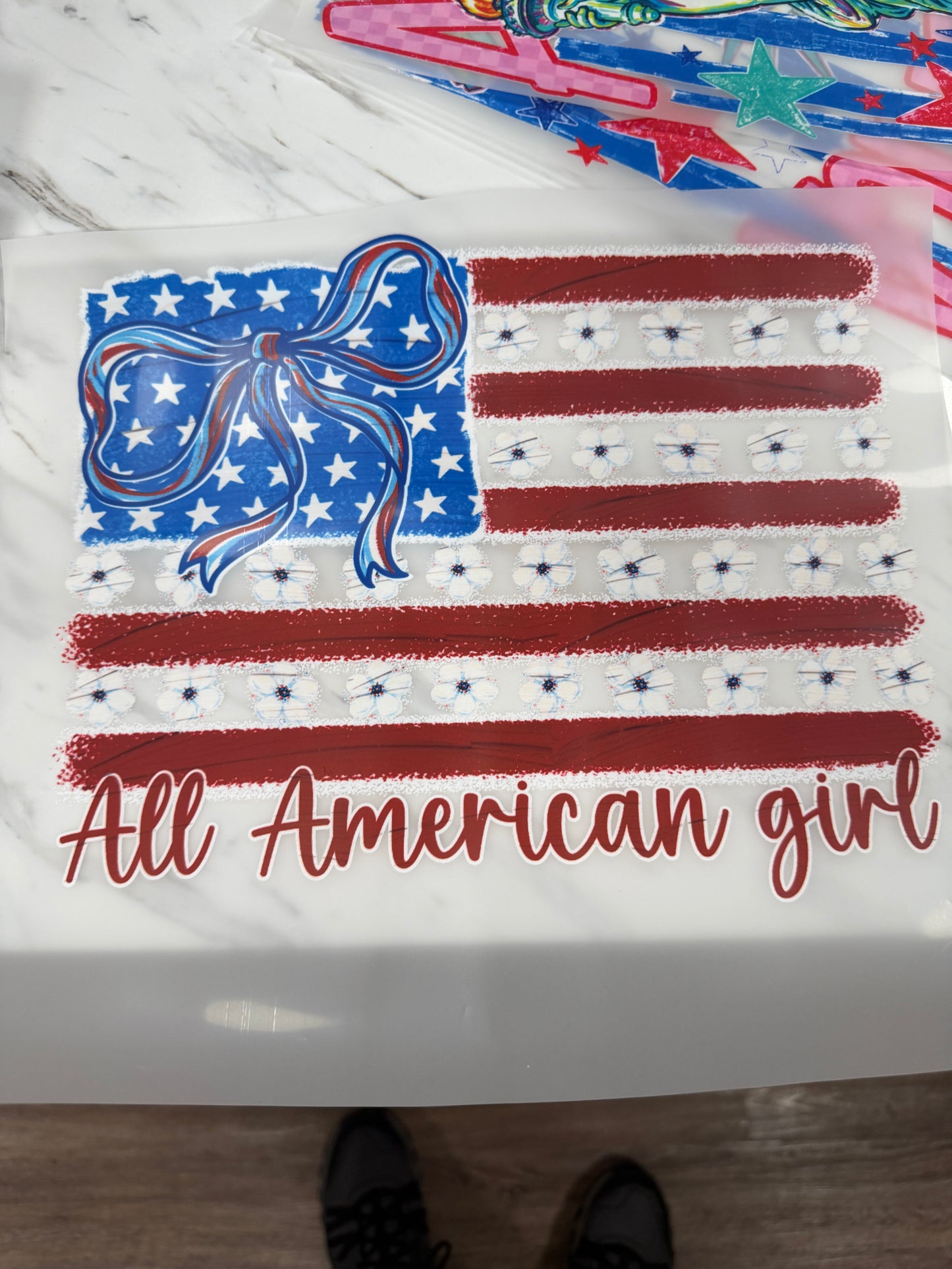 All American Girl DTF Transfer