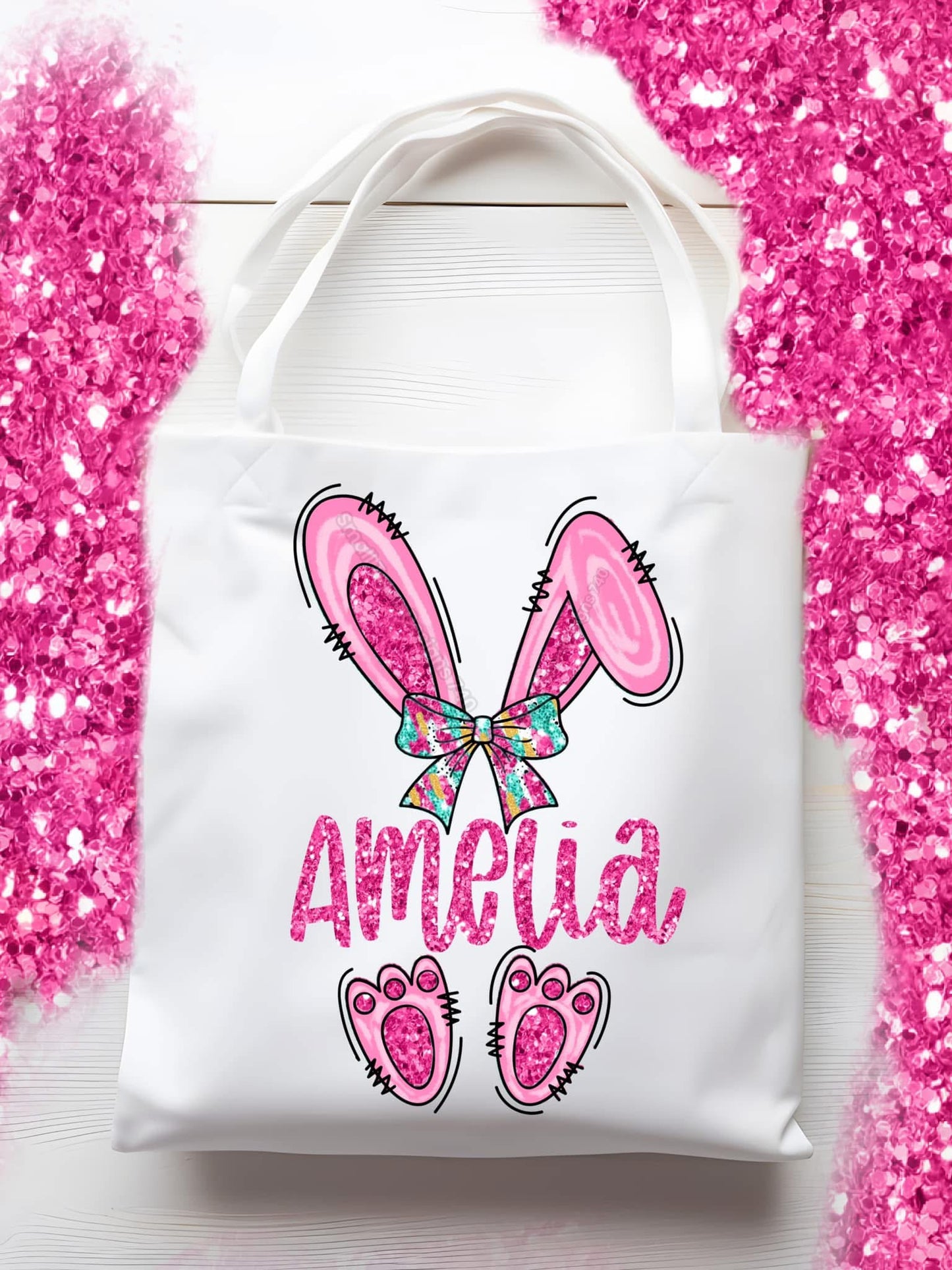 Easter Egg Hunt Canvas Tote Bag - Baylee's Creations T-Shirts and More