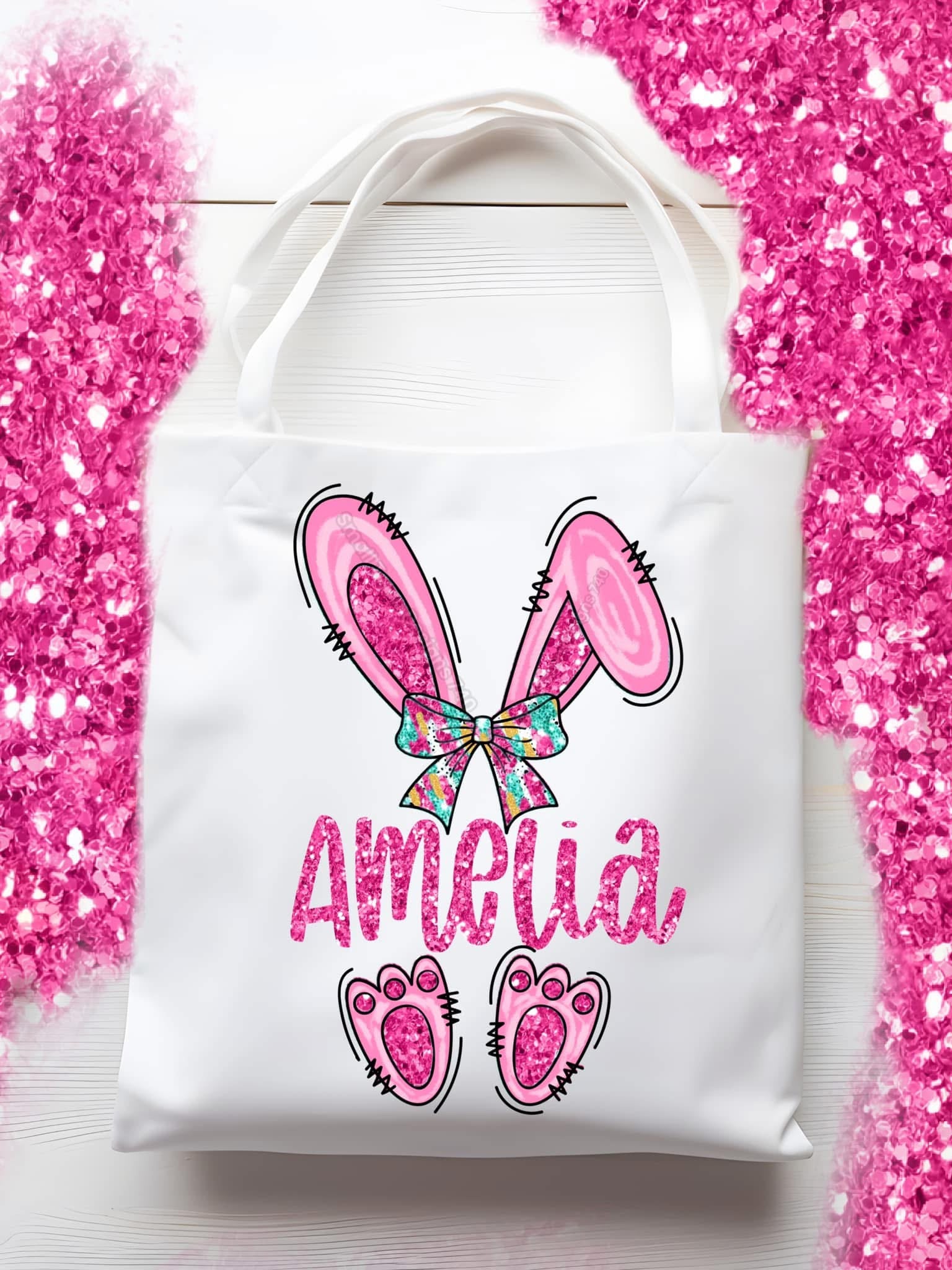 Easter Egg Hunt Canvas Tote Bag - Baylee's Creations T-Shirts and More