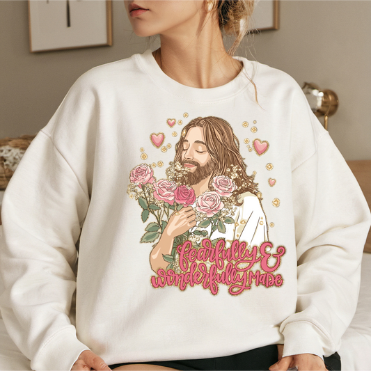 Fearfully and Wonderfully Made-Womens Sweatshirt - Baylee's Creations T-Shirts and More