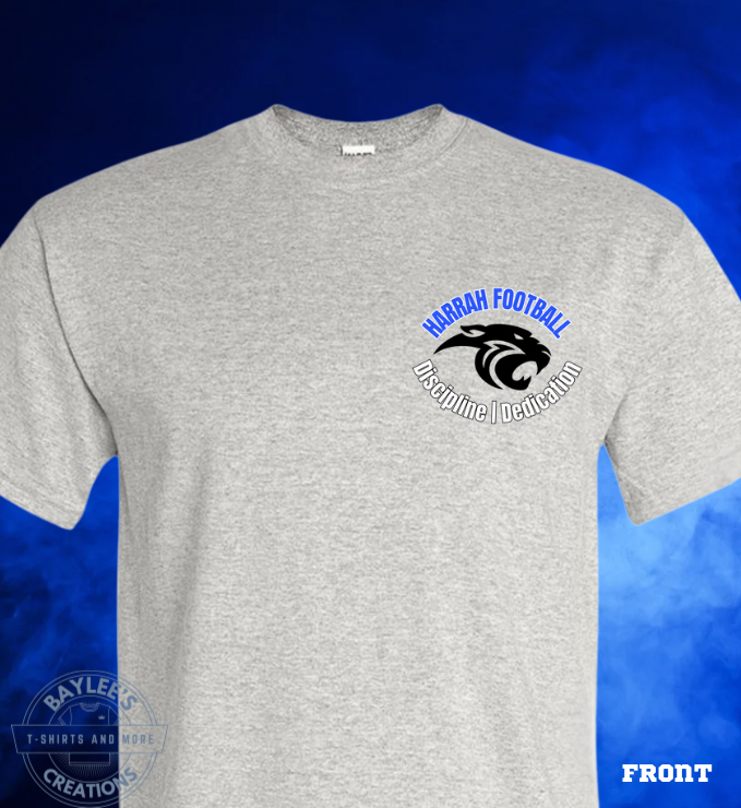 Harrah Football Unisex Tee Shirt - Baylee's Creations T-Shirts and More