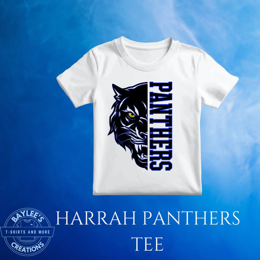 Harrah Panthers-Unisex Tee Shirt - Baylee's Creations T-Shirts and More