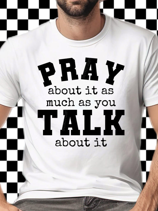 Pray about it unisex t shirt faith tee