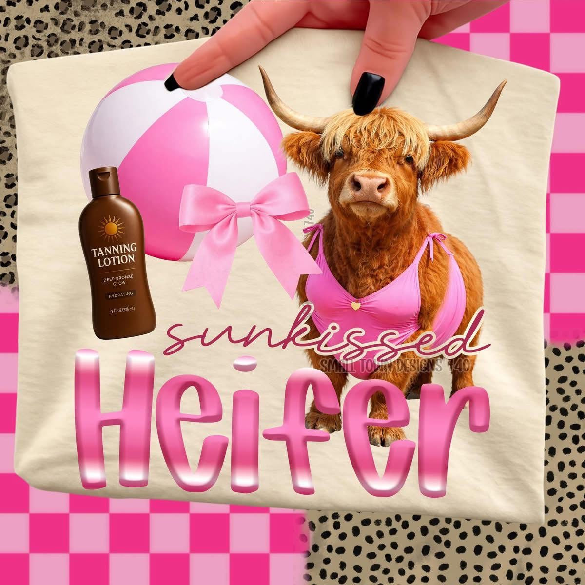 Sunkissed Heifer funny tee t shirt unisex