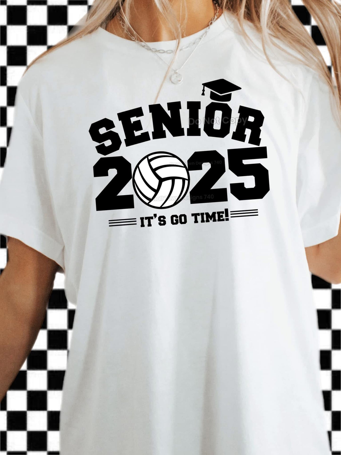 Senior 2025 Volleyball-Unisex Tee Shirt