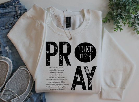 Lords Prayer Sweatshirt Faith Unisex - Baylee's Creations T-Shirts and More