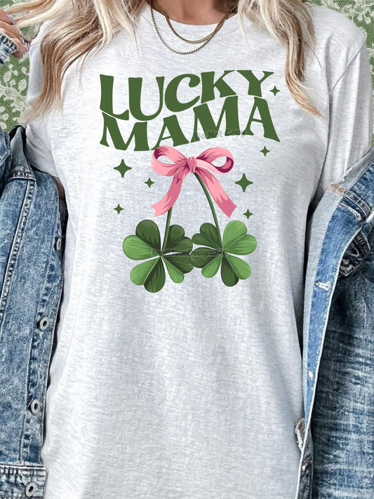 Lucky Mama 2-Women's Tee - Baylee's Creations T-Shirts and More