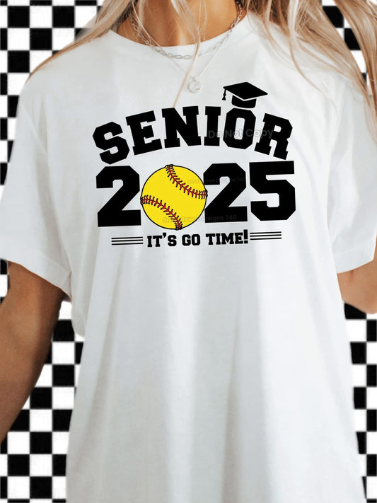 Senior 2025 Softball-Unisex Tee Shirt - Baylee's Creations T-Shirts and More