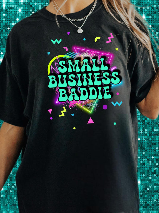 Small Business Baddie-Women's Tee - Baylee's Creations T-Shirts and More