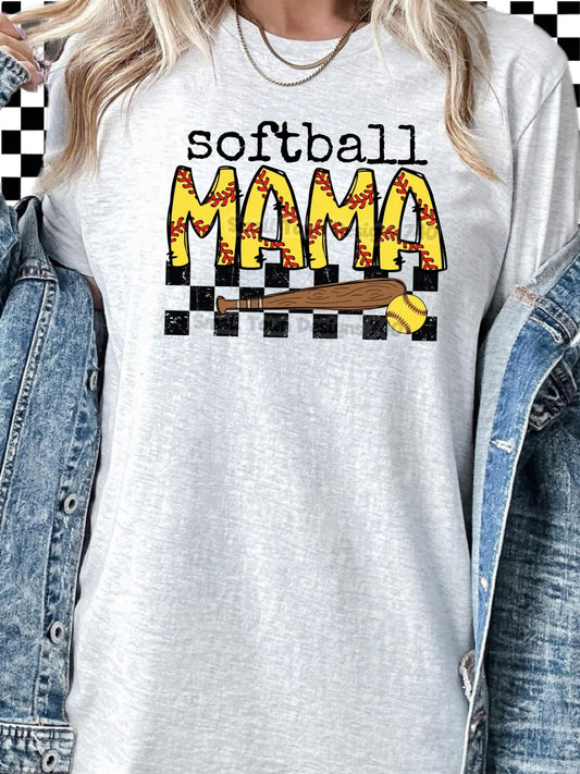 Softball Mama-Women's Tee - Baylee's Creations T-Shirts and More