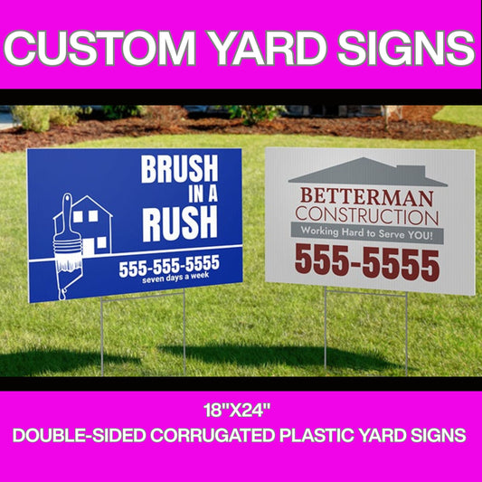 CUSTOM YARD SIGNS BY BAYLEES CREATIONS