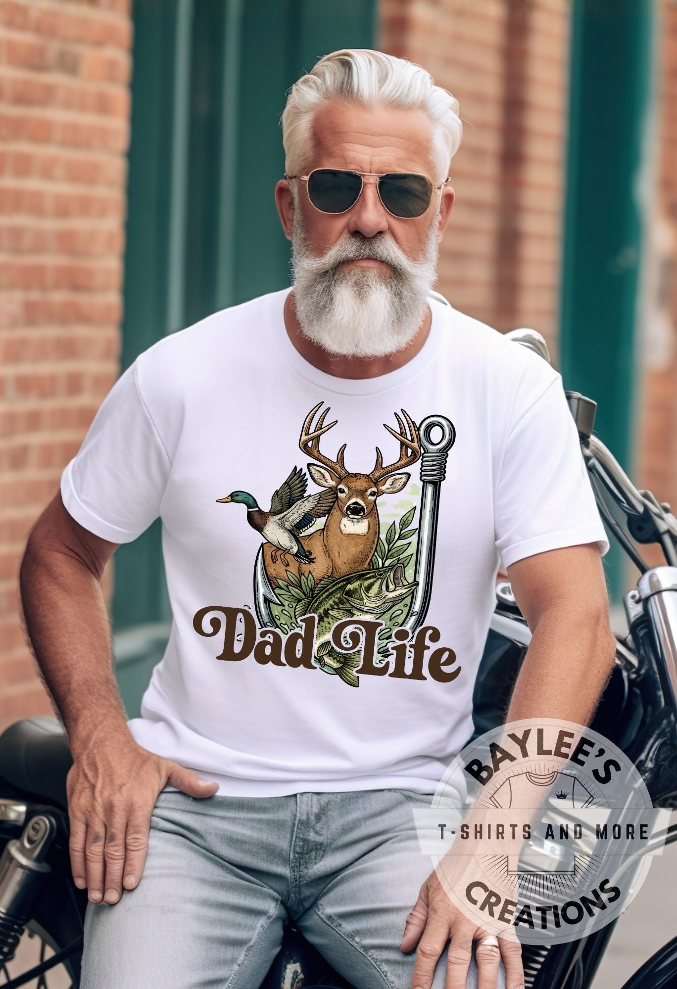 Dad Life Outdoorsman Mens Tee Father’s Day T Shirt