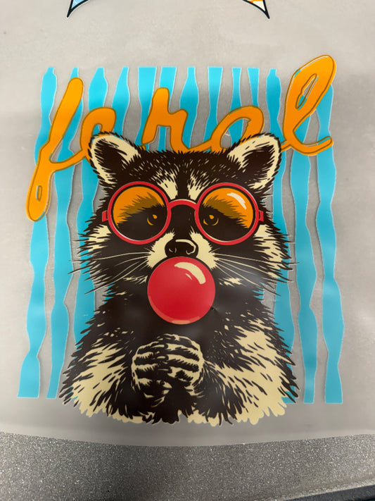 Feral Raccoon DTF Transfer