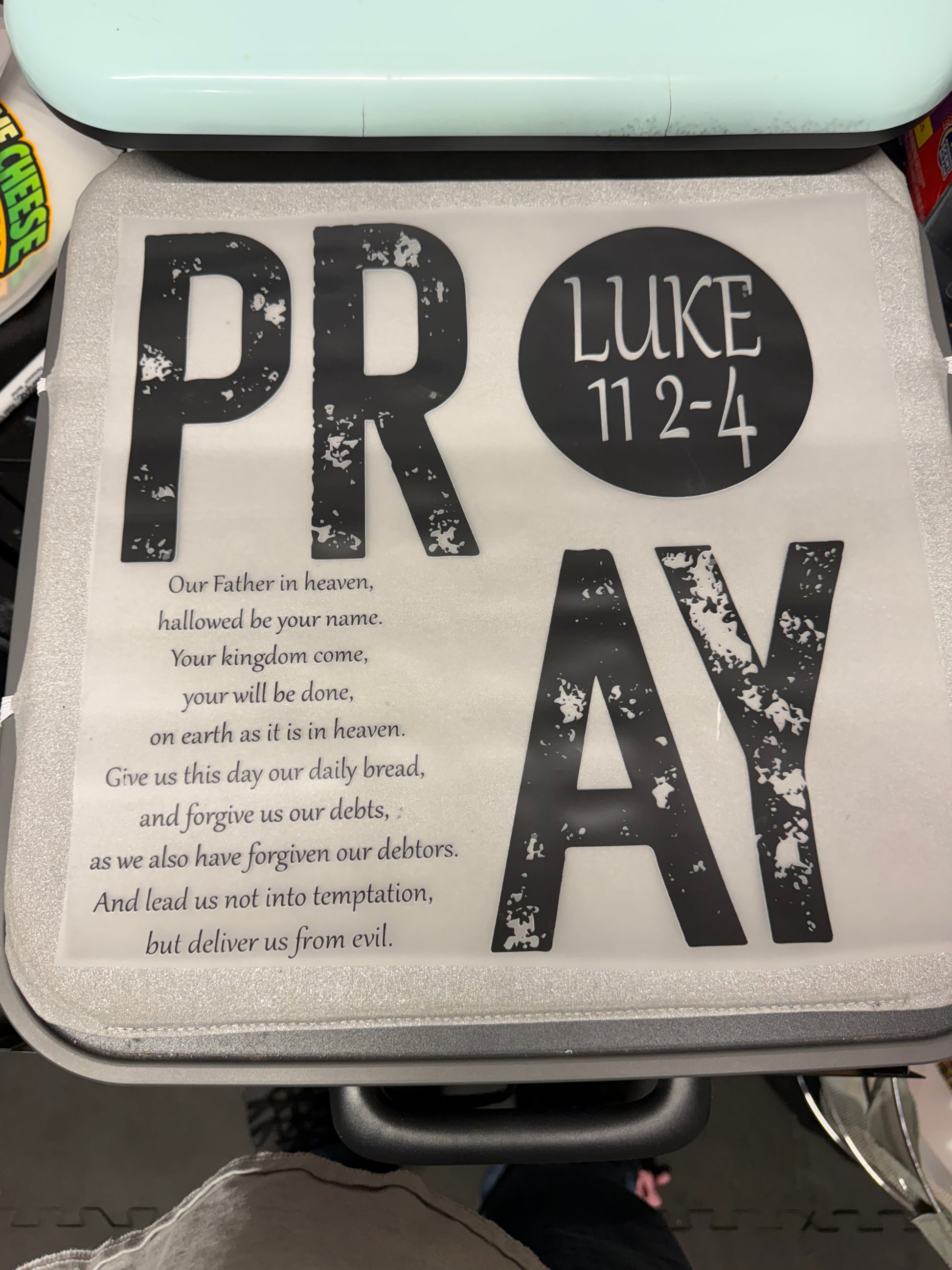 Pray Luke 11:24 DTF Transfer
