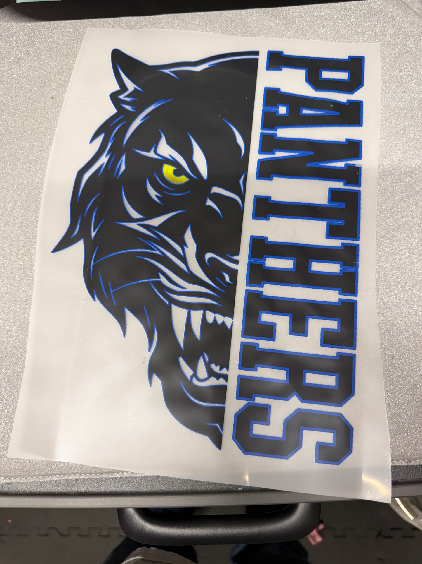 Panthers Split Mascot DTF Transfer