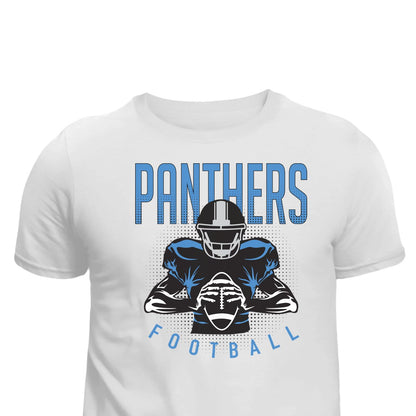 Panthers Football Unisex T-Shirt printed apparel by Baylees Creations