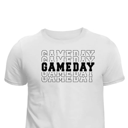 Football Game Day Game Unisex T-Shirt printed apparel by Baylees Creations