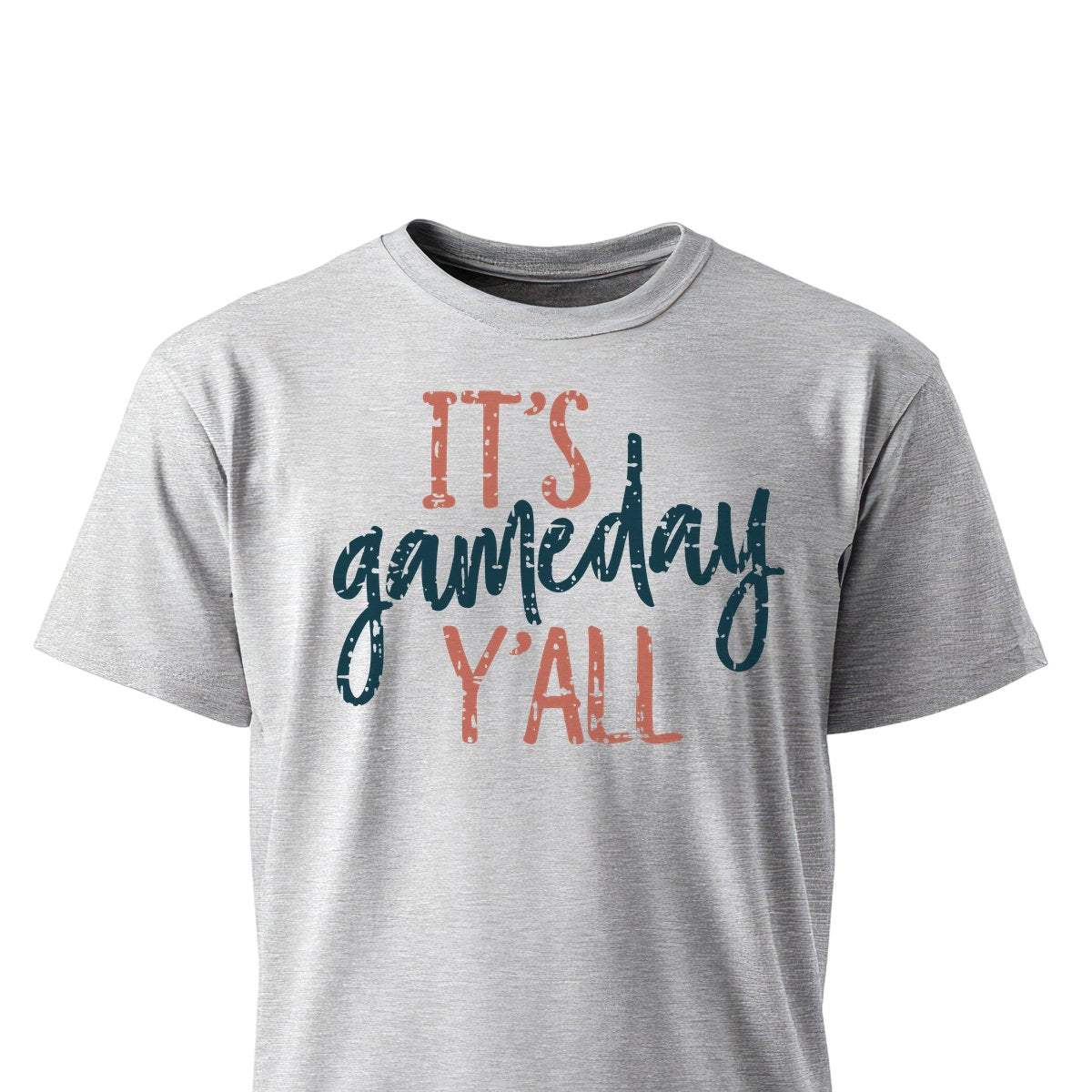 It's Game Day Y'all Unisex T-Shirts on ash gray shirt by Baylee's Creations