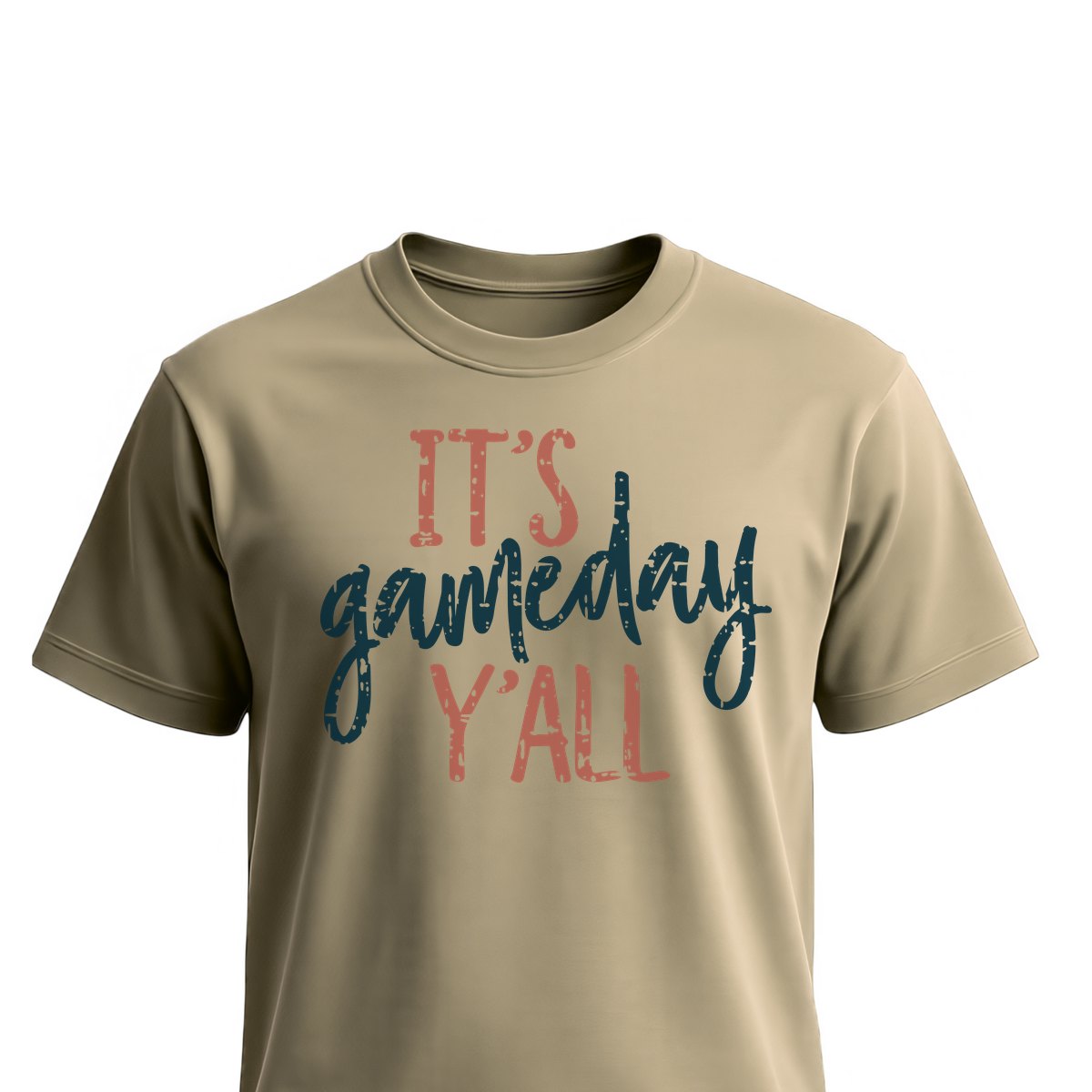 It's Game Day Y'all Unisex T-Shirts on sand shirt by Baylee's Creations