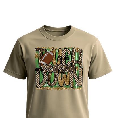 Touchdown Season Unisex T-Shirts on sand shirt by Baylee's Creations