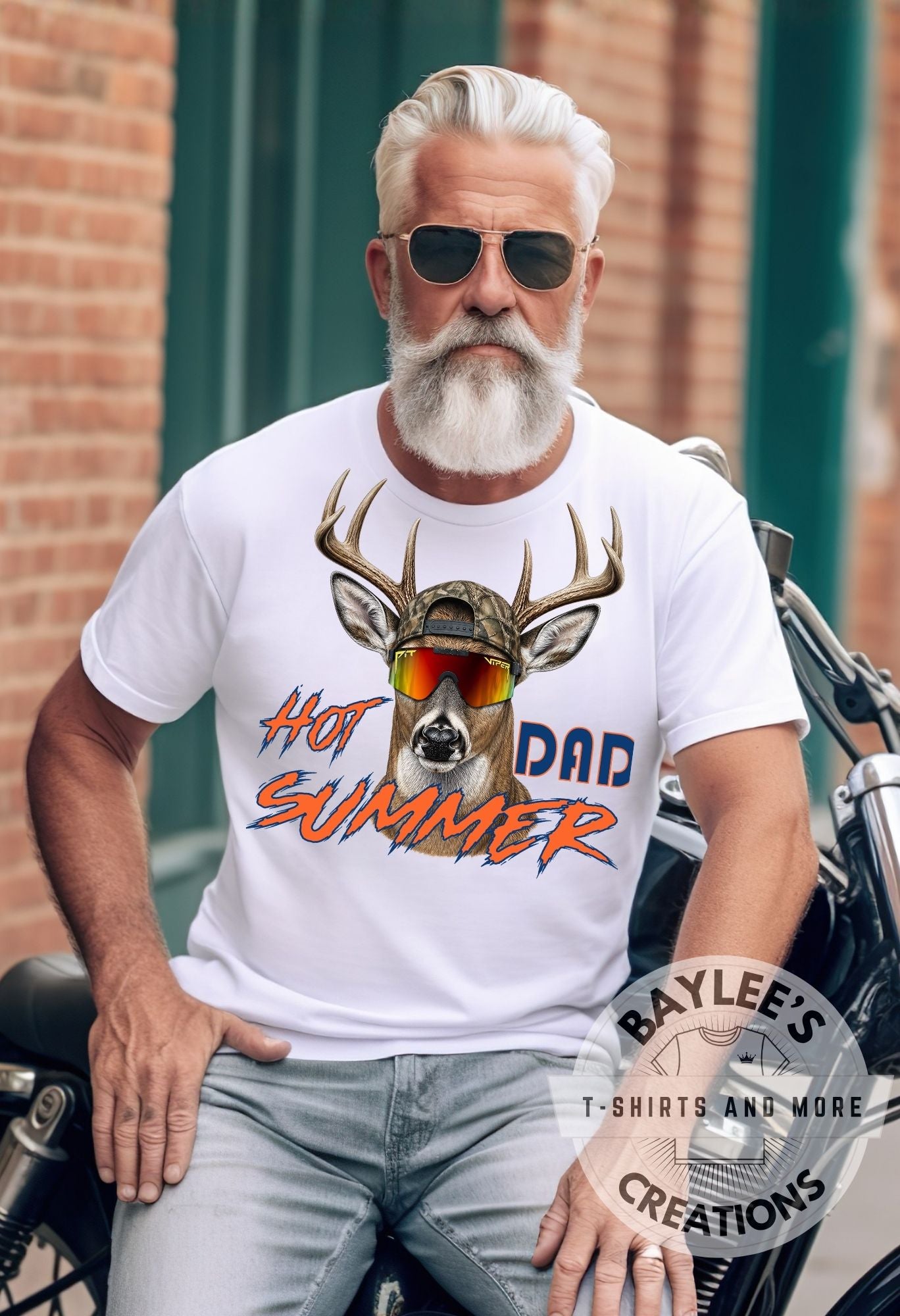 Hot Dad Summer Mens Tee Father’s Day T Shirt