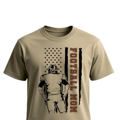 Patriotic Football Patriotic Football American Mom 2 Unisex T Shirt