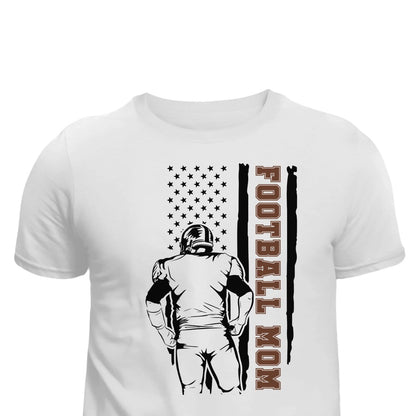 Patriotic Football Patriotic Football American Mom 2 Unisex T Shirt