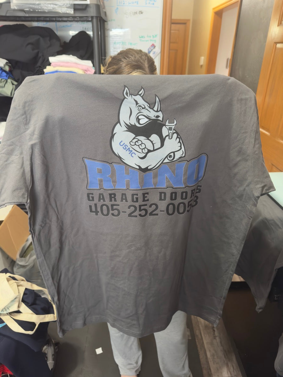 Completed Rhino Garage Doors apparel order