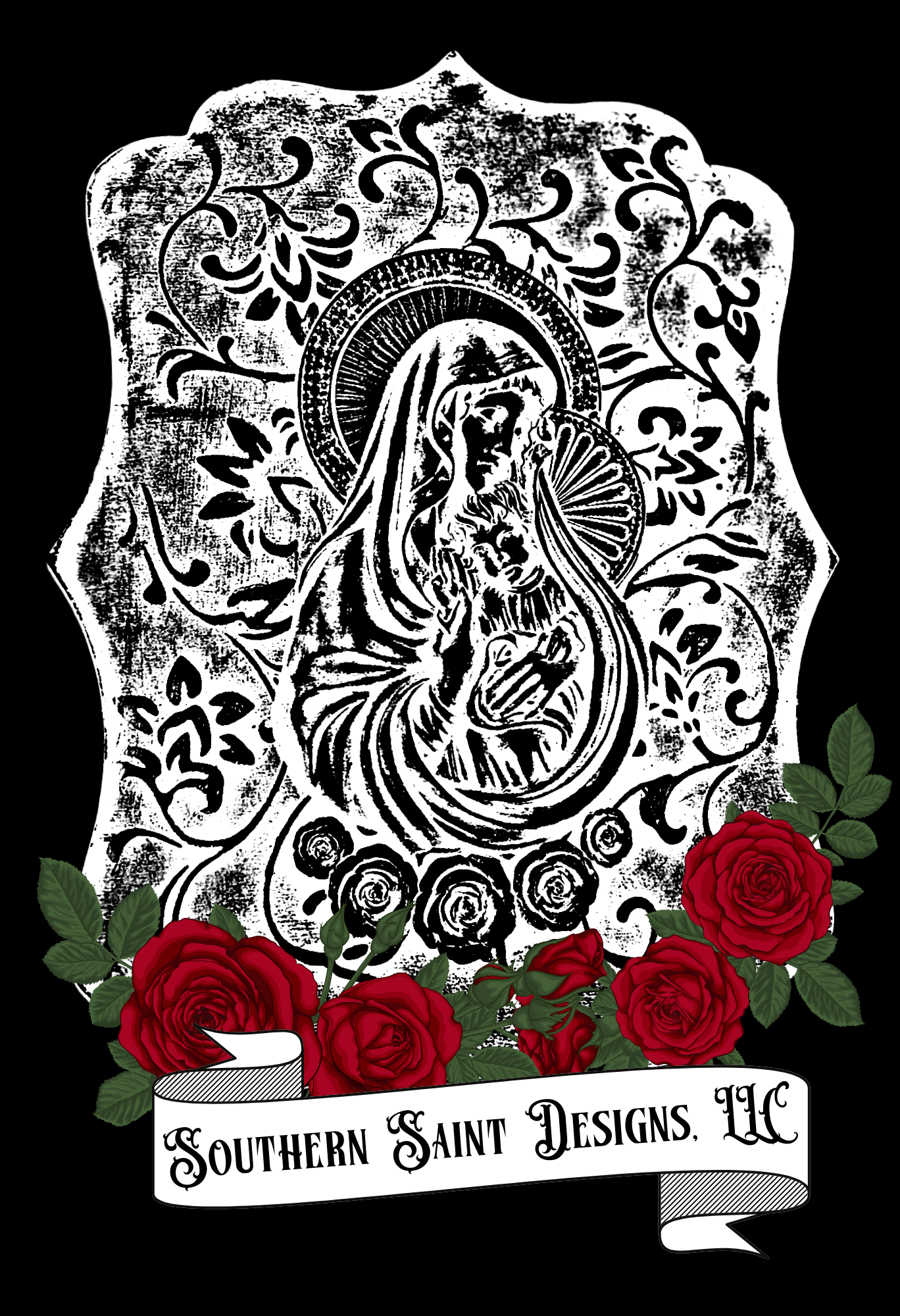 Madonna and Child Jesus-Southern Saints Design Unisex Hoodie