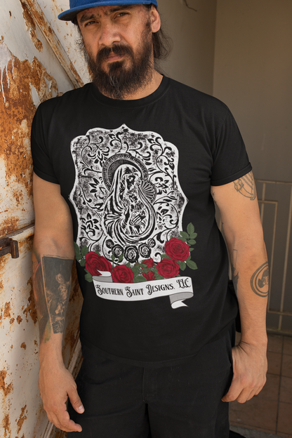 Madonna and Child Jesus-Southern Saint Designs Unisex T-Shirt